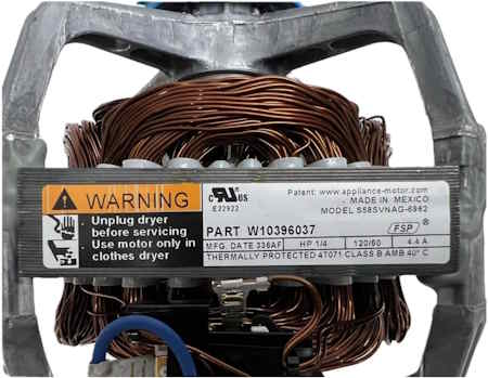 Whirlpool Dryer Drive Motor Replacement WPW10448901