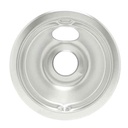 GE WS01L09257 Range Burner Drip Bowl, 6" Chrome