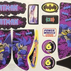 Label Sheet for Batman Trailrider 