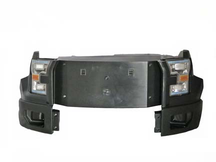 Front End W Lights Black BJM25 3900-3101