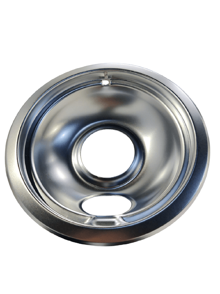 Whirlpool Range Drip Bowl, Chrome, 6"