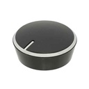 GE Washer Control Knob, Black & Silver