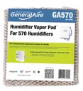 General Aire GF-GA570 Humidifier Vapor Pad, 570, 570A, 570M, 570X & 570XM, 10" x 9-1/2"
