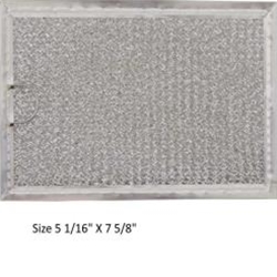 LG Microwave Aluminum Grease Filter, 5" x 7-3/4" x 1/8"