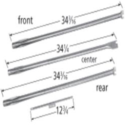 Weber Stainless Steel Burner Set 134D4
