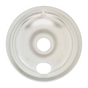 GE WS01L09258 Range Large Drip Pan, 8", Chrome