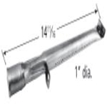 12001 Straight Pipe Stainless Steel Burner 14.6