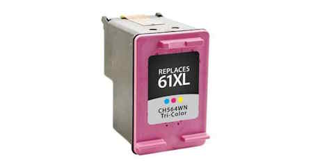 HP-61XLC Compatible CH564WN Tri Color Ink Cartridge High Yield