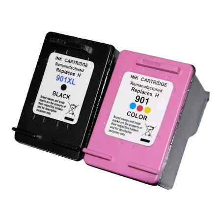 HP-901 Compatible CC653AN CC656AN  Ink cartridge Combo