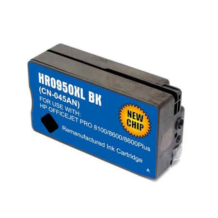 HP-950XL Compatible CN045AN Black Ink Cartridge High Yield