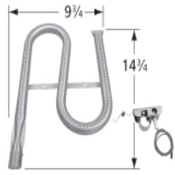 Stainless Steel Burner Right 13021