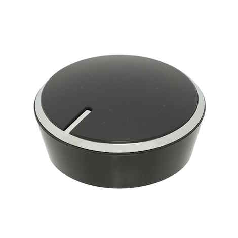 GE Washer Control Knob Black Silver WW03L00445