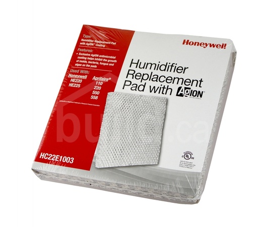 Honeywell Home Humidifier Pad With Antimicrobial Coating For HE220 HE225 Models HC22E1003 Replacement Filter