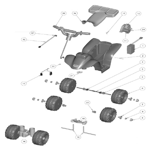 Kawasaki Lil Quad w/Track