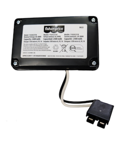 Power Wheels 6V Black Battery for Thomas 3900-8218