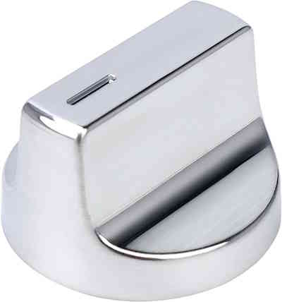 Whirlpool Range Burner Control Knob, Stainless